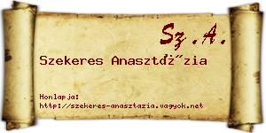 Szekeres Anasztázia névjegykártya