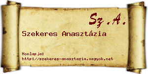 Szekeres Anasztázia névjegykártya
